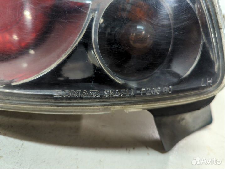 Фонарь (задний) левый Peugeot 206, 2005