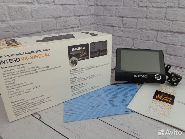 Видеорегистратор Intego VX-315dual