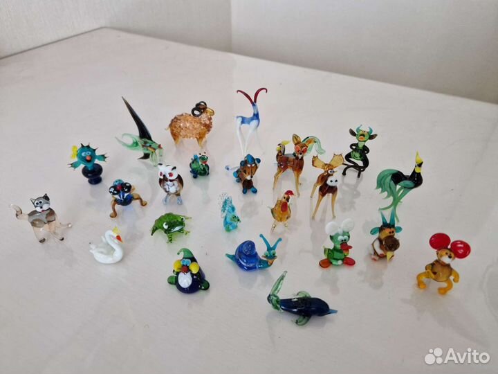 Стеклянные фигурки