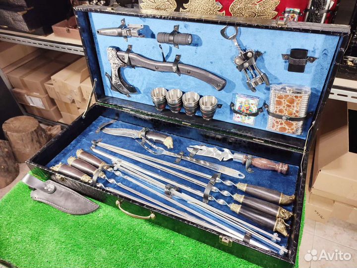 Набор для шашлыкав кейсе