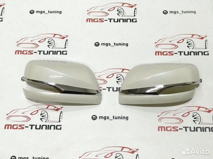 Крышки зеркал Superior на Lexus LX450d/570 White