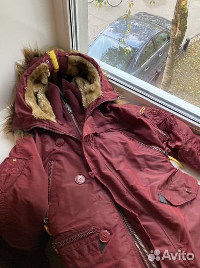 Женская парка alpha industries