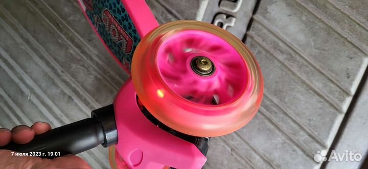 Самокат детский трехколесный бу