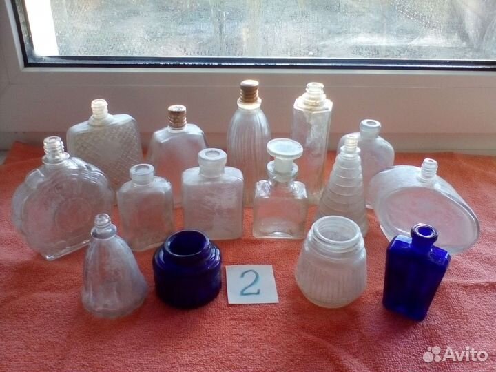 Пузырьки от парфюма, пузырьки к фестивалю 1958г