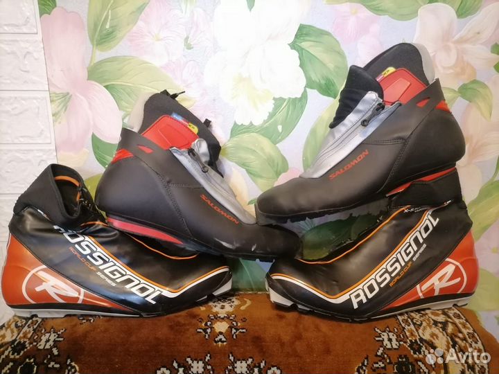 Лыжи и лыжные ботинки