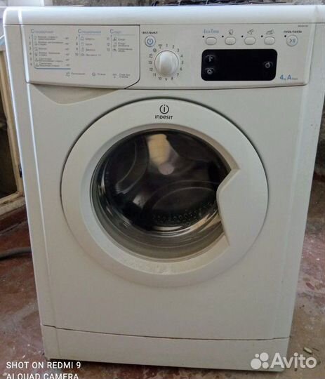 Стиральная машина indesit iwue 4105 узкая 4 кг