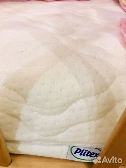 Кроватка, матрас, бортики, балдахин