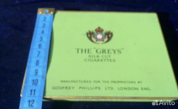 Антикварная коробка бокс от сигар