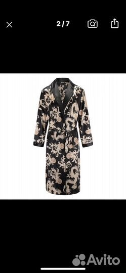 Халат мужской шелковый