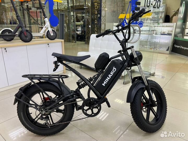 Электровелосипед Minako Fox 23Ah на дисках