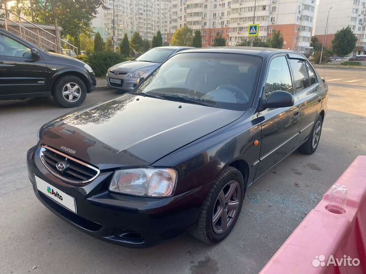 Hyundai Accent 1.5 МТ, 2006, 269 000 км