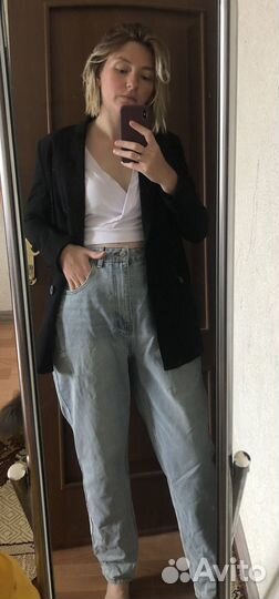 Вещи пакетом Джинсы Топ, р.48-50