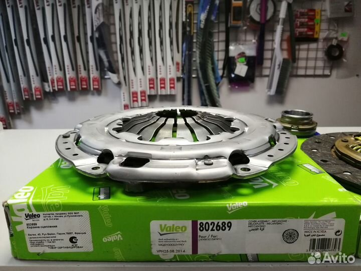 Сцепление к-т Valeo Chevrolet aveo rezzo nubira