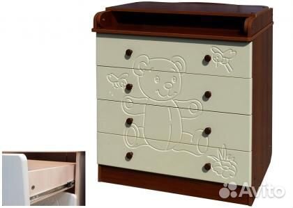 Детский комод Сафаня №1 с рисунками