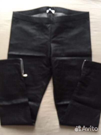 Новые женские брюки шорты экокожа