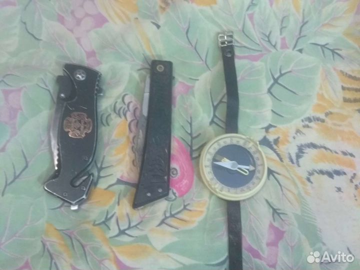 Компас СССР и Походная Керосиновая лампа Стекло