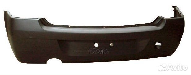 Бампер задн матов черн dacia: logan 05- RN04059BA