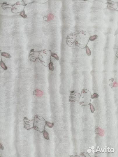 Плед, одеяло, пеленка из муслина для малыша новый