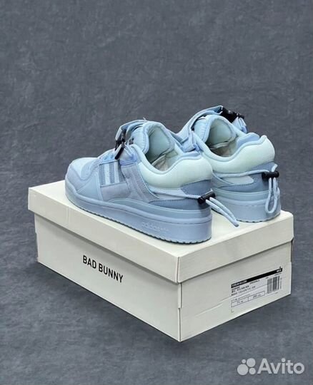 Bad Bunny x Adidas Forum Buckle Low Blue Tint