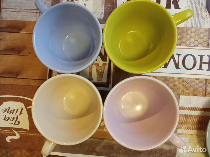 Чашки чайно-кофейные 220 мл, 4 шт или обмен