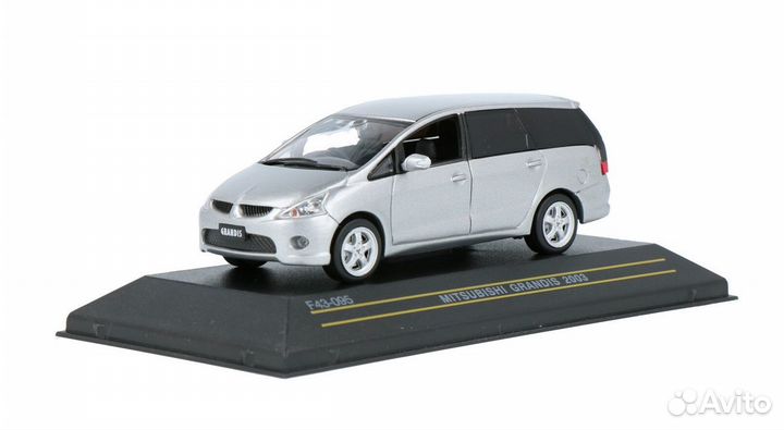 Модель Mitsubishi Grandis MPV (2003) silver 1/43 f