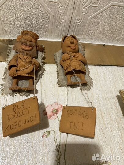 Настенное панно. Глина, бамбук, соломка,дерево