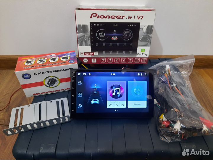 Магнитола android pioneer с камерой заднего вида
