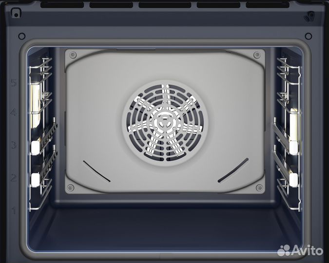 Встраиваемый электрический духовой шкаф grundig gebm19301bc черный, серебристый