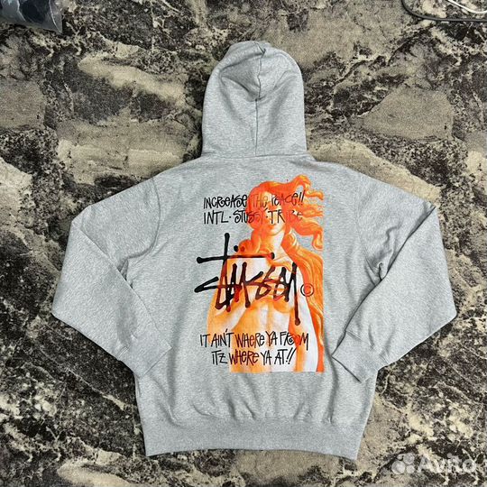 Кофта зип худи Stussy Afrodita SS24