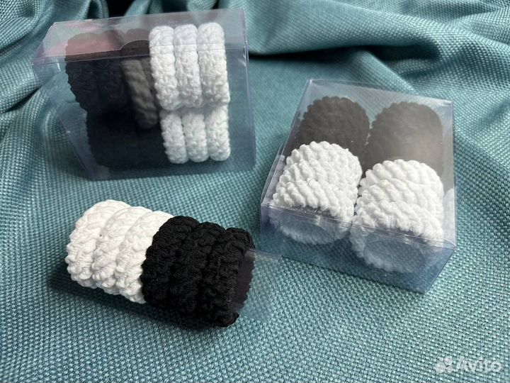 Набор ярких резинок для густых волос 12шт. TM0043