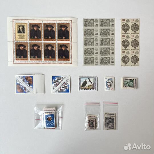 Марки времён СССР (9 наборов поштучно)