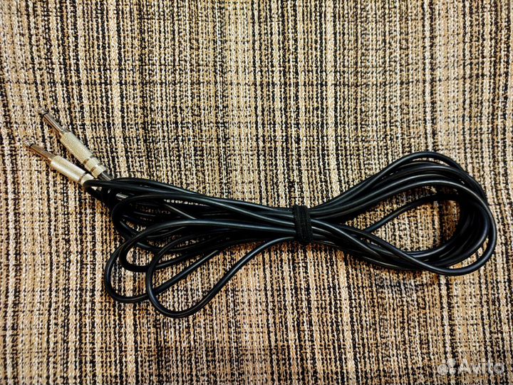 Гитарный провод кабель шнур 6 метров jack 6.3