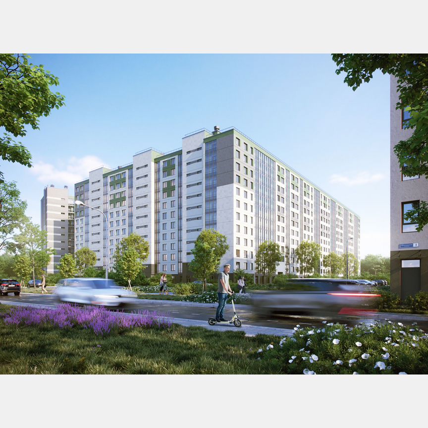 1-к. квартира, 43 м², 5/12 эт.