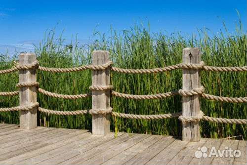 Канат джутовый 18мм огражение интерьера дома кафе