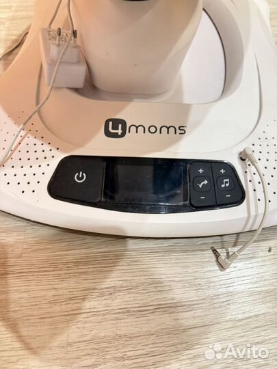 Детские качели 4 moms с вкладышем