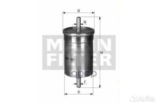 Фильтр топливный WK6002 mann-filter