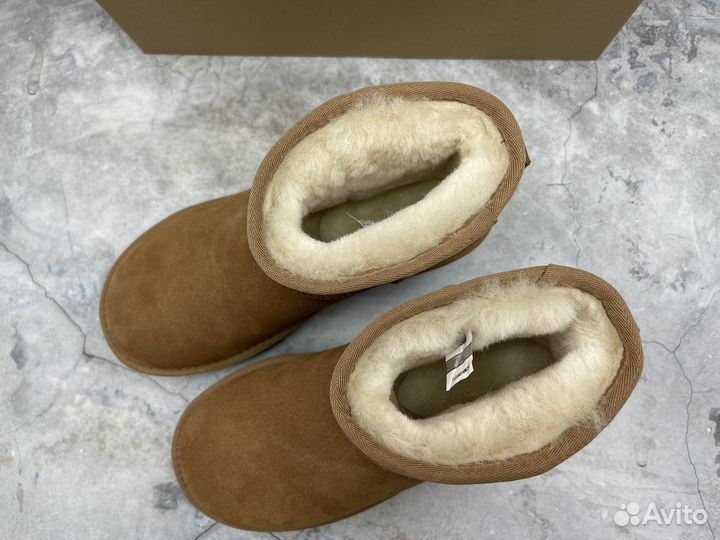 Угги Женские Ugg Ultra Mini Platform Chestnut