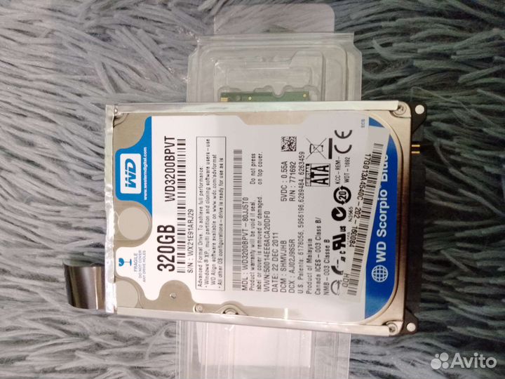 Жесткий диск для ноутбука 320 gb