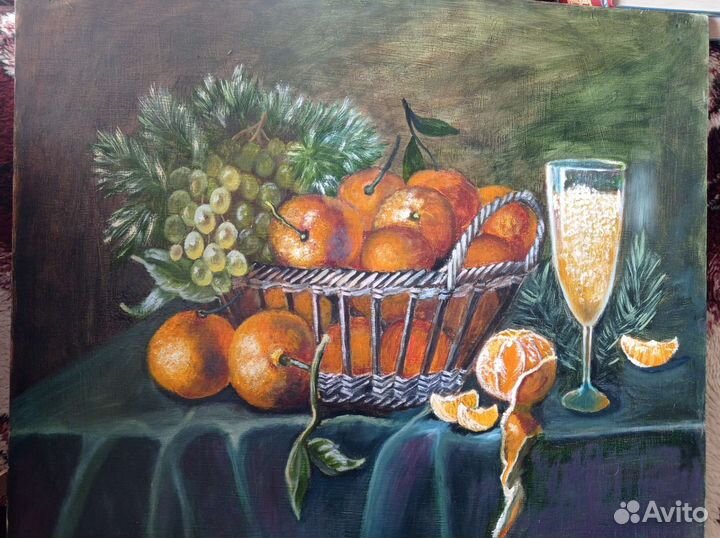 Картина маслом. Натюрморт
