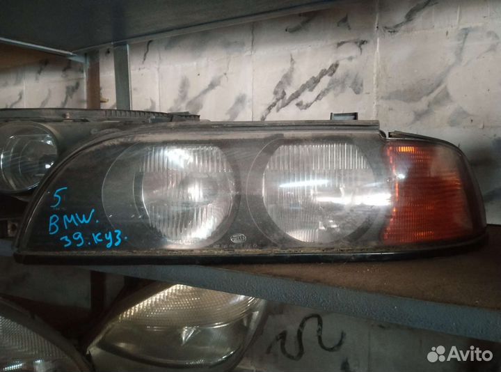 Фара бмв-5 е-39, левая
