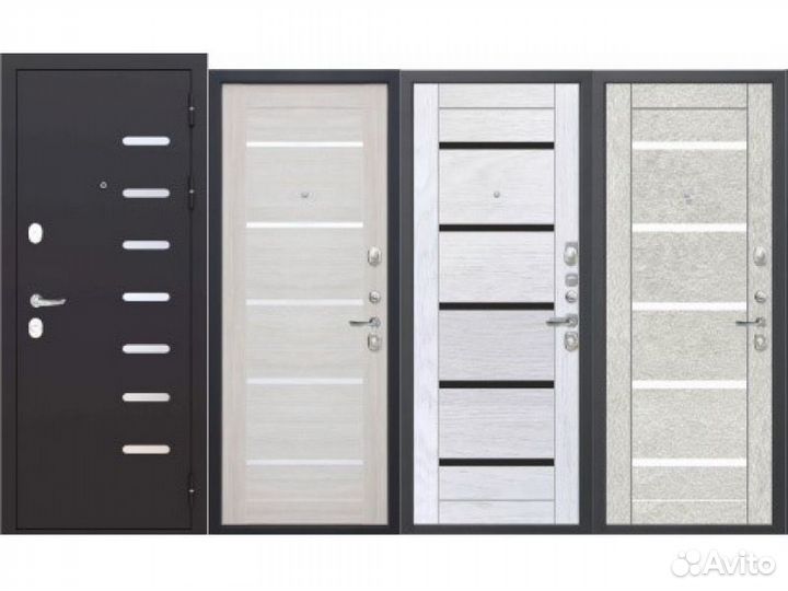 Дверь толстая входная металлическая