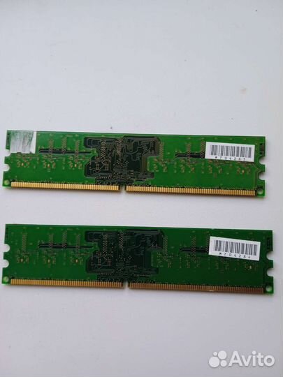 Оперативная память ddr2 1+1 гб