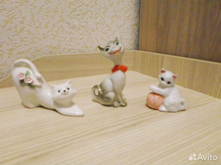 Статуэтки Кошки, Дамы, Юный скейтбордист