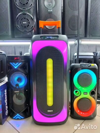 Большая Блютуз колонка 1000вт eden 1015