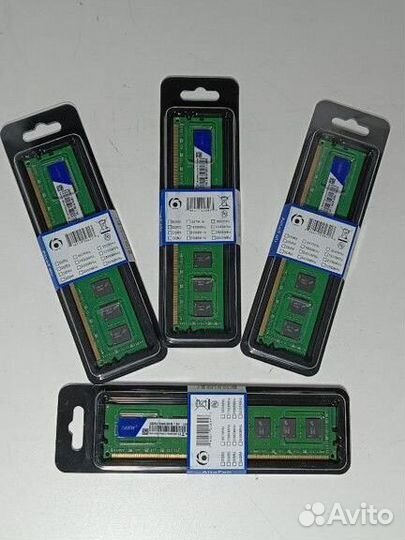 Новая оперативной память ddr3 8гб 1600 мгц