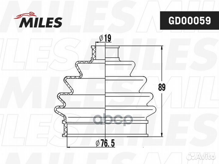 Пыльник шруса LADA 2108-09/99/2110-12 1.1-1.5 8