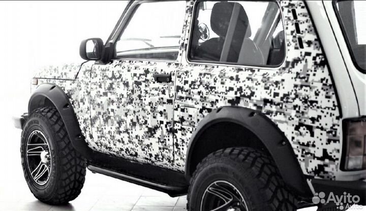 Расширители колесных арок ваз нива 2121 3D 70 мм