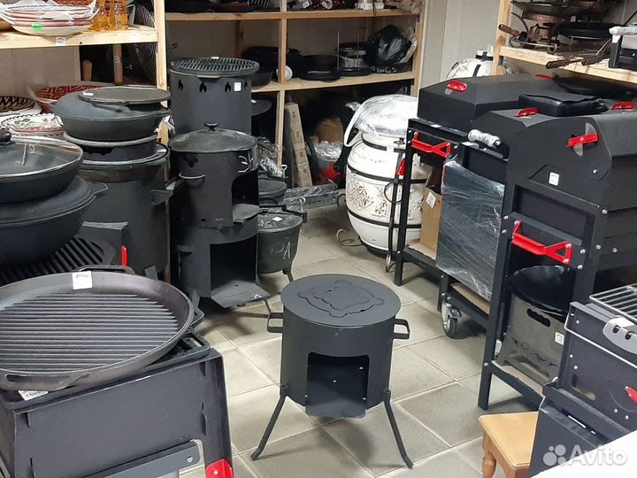 Печь-учаг с кольцами