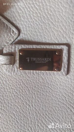 Сумка женская trussardi кожа