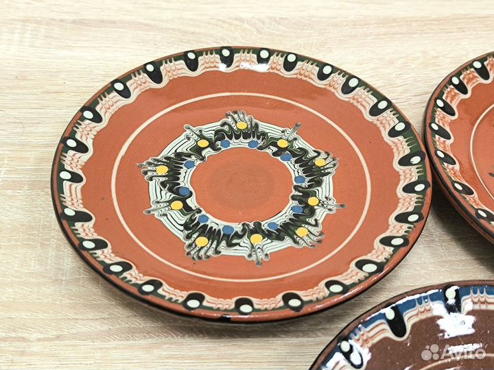 Троянские декоративные тарелки на стену, 3 шт